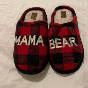 Brand new mama bear slippers size 7-8